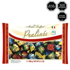 MAITRE TRUFFOUT - Chocolate Bombón Pralinés Surtido Chocolate de leche 1kg