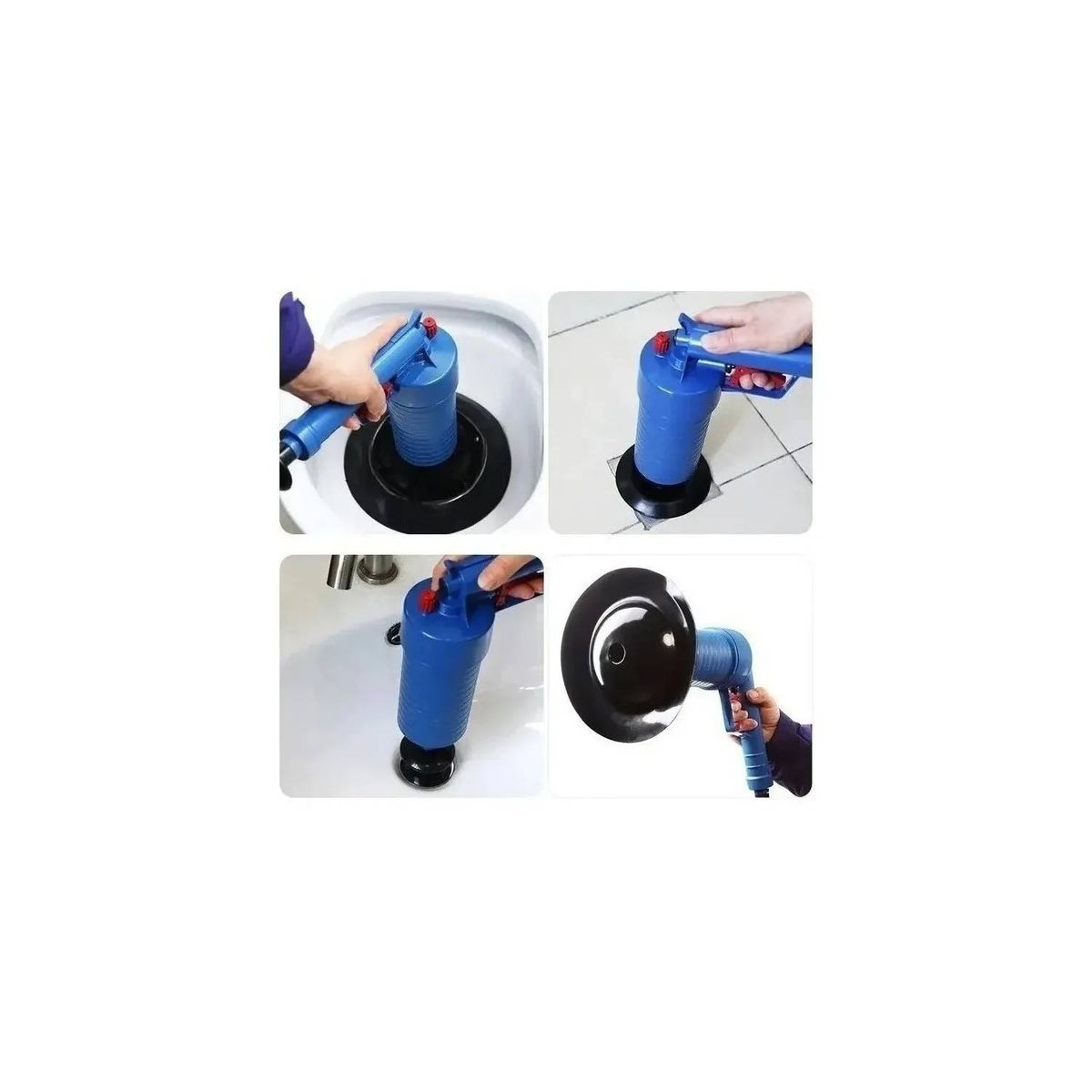 GENERICO - Sopapo Con Presión Destapador De Baño Lavaplatos Cañerias Xl