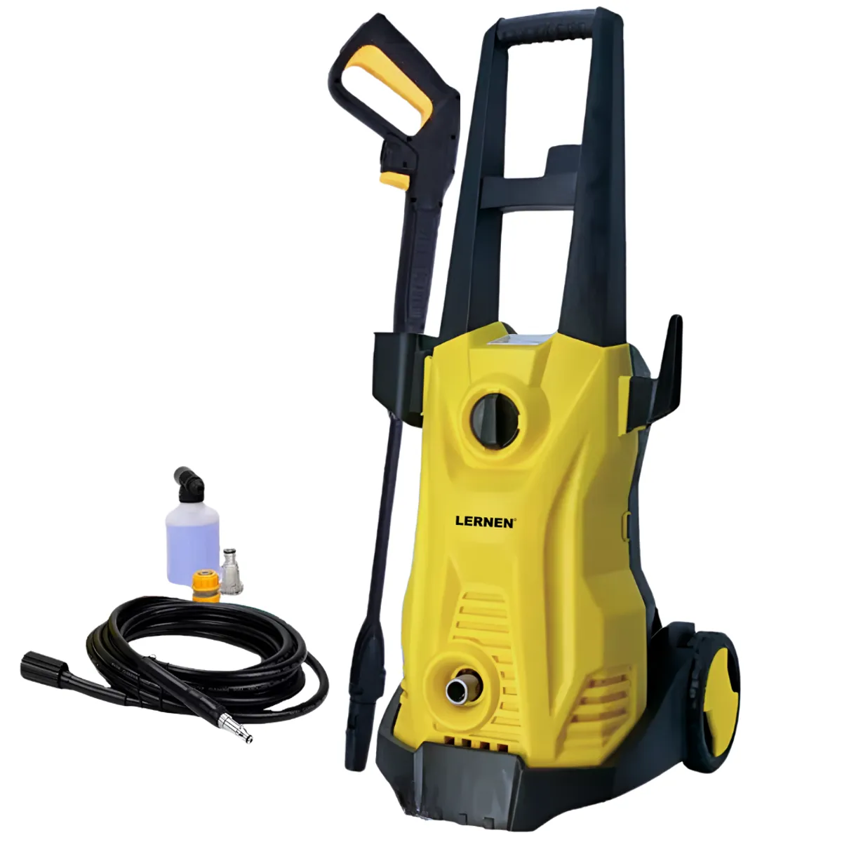 LERNEN - Hidrolavadora 1600w Con Jabonera Espumador 120bar 5.5 L/min