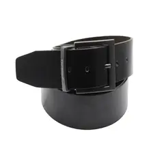 TOPWOLF - Cinturón Reversible 4cm Negro Café Ref5-1 Eco cuero