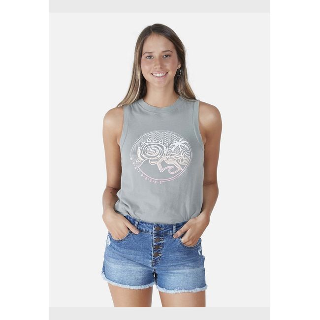 MAUI AND SONS - Polera Mujer Verde 5P558-WV22 Maui And Sons MAUI AND SONS