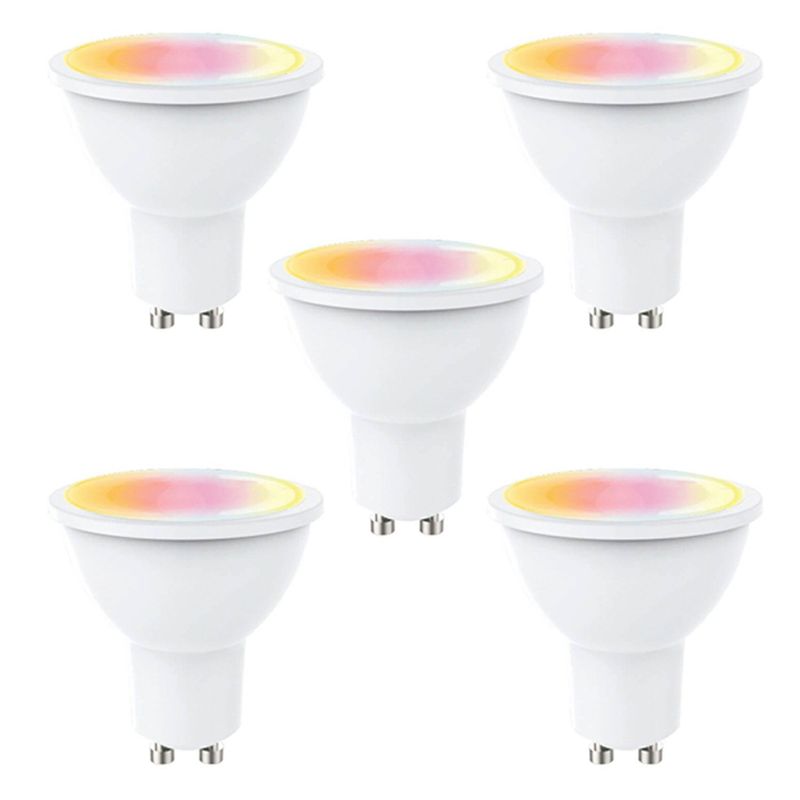 WANT - Pack 5 Ampolletas LED Inteligente Smart Bright GU-10 5W.
