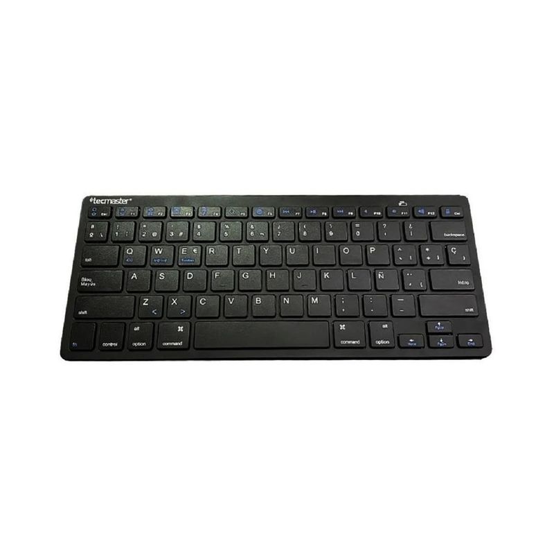 TECMASTER - Mini-teclado Bluetooth Tecmaster Negro - Crazygames