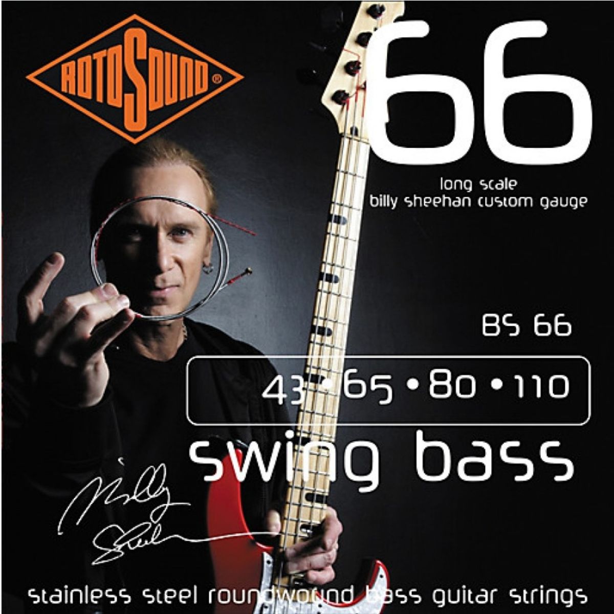 ROTOSOUND - Set Bajo Eléctrico Billy Sheehan Bs66
