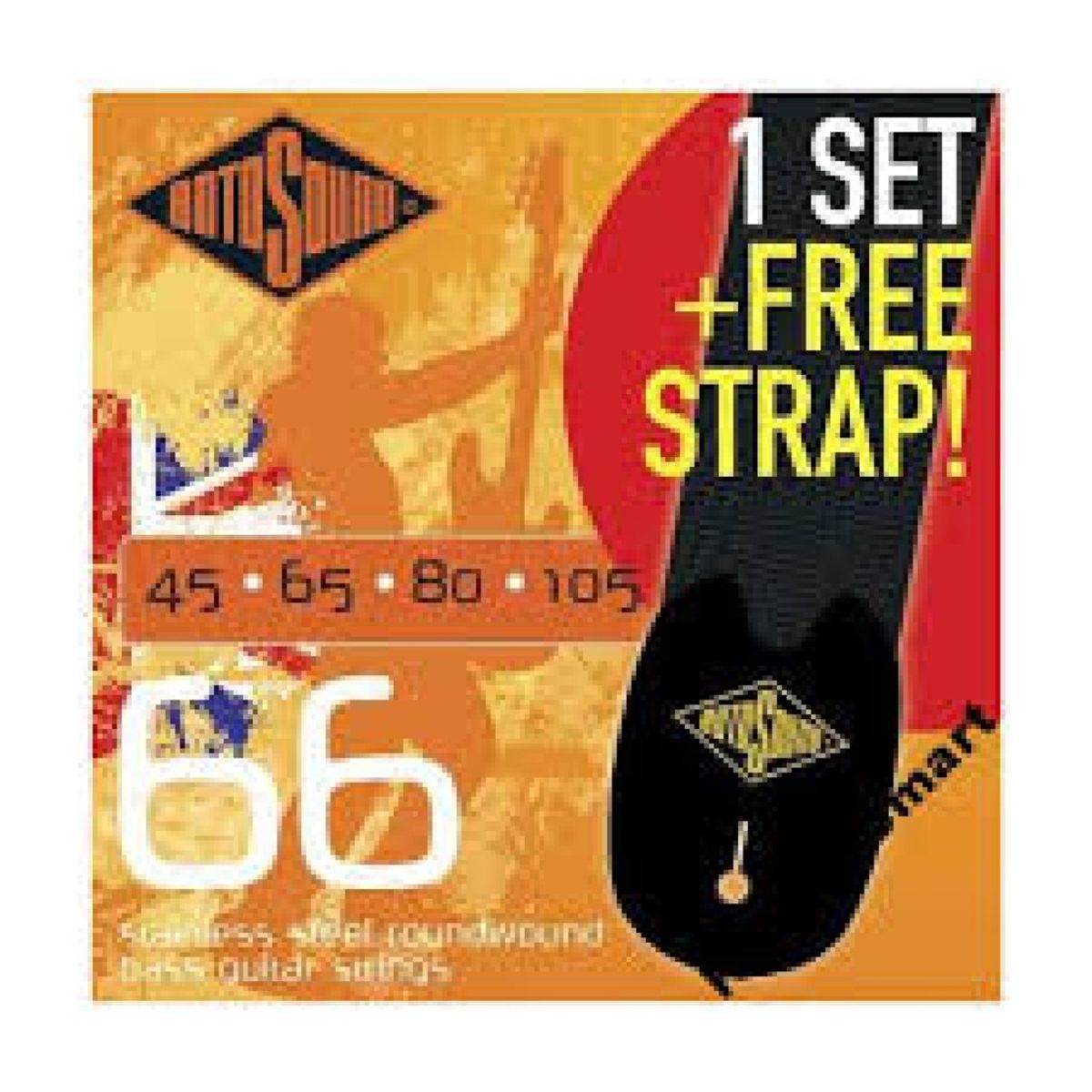 ROTOSOUND - Set Bajo Eléctrico Swing Bass 45-105 Rs66Ld-11
