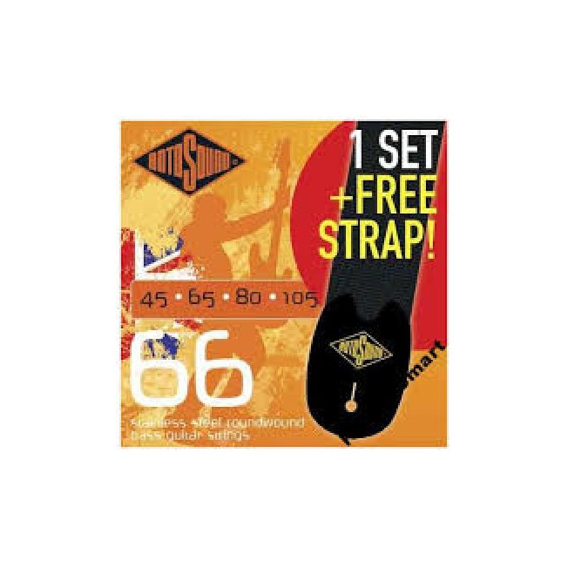 ROTOSOUND - Set Bajo Eléctrico Swing Bass 45-105 Rs66Ld-11