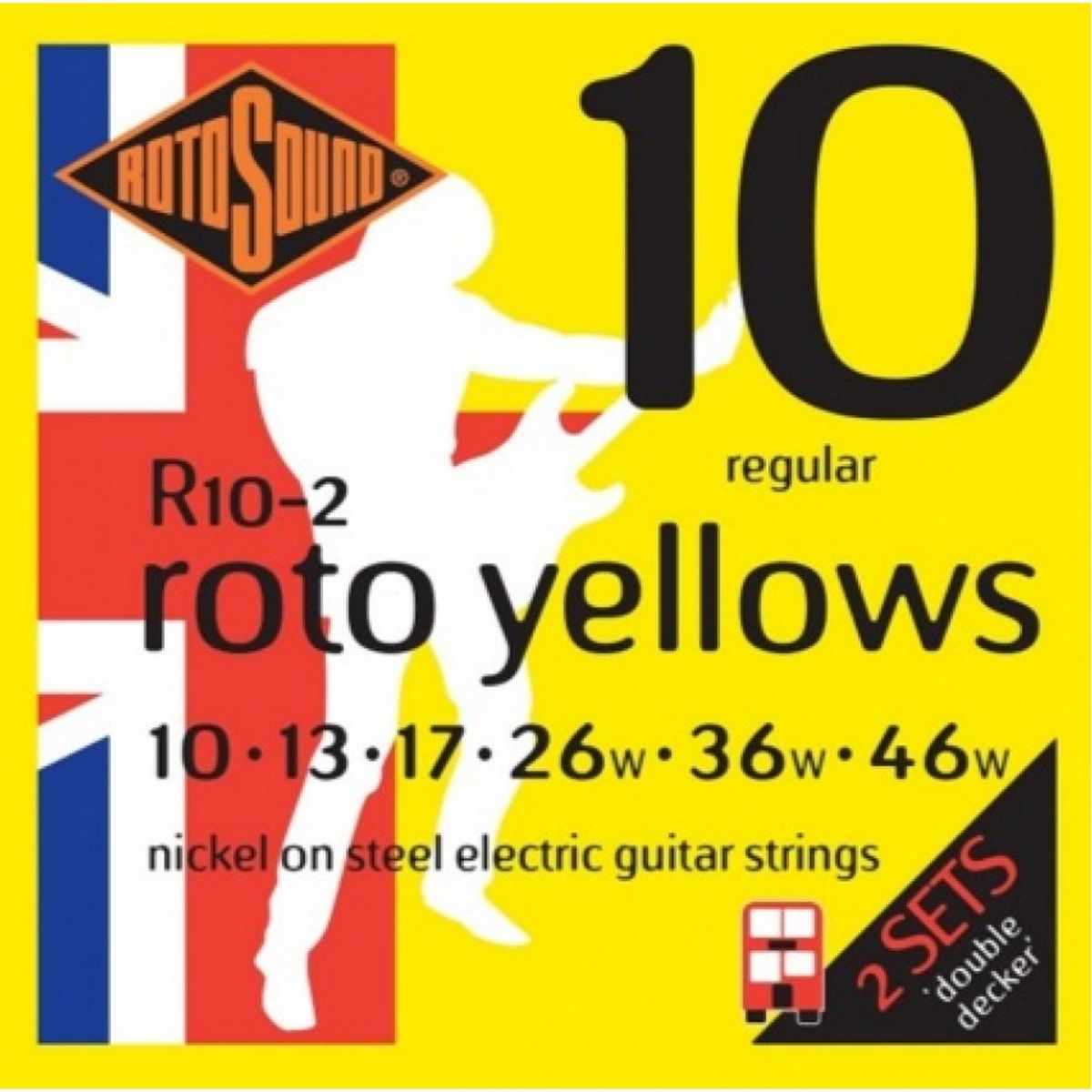 ROTOSOUND - Pack Guitarra Eléctrica R10-2 (2 Set)