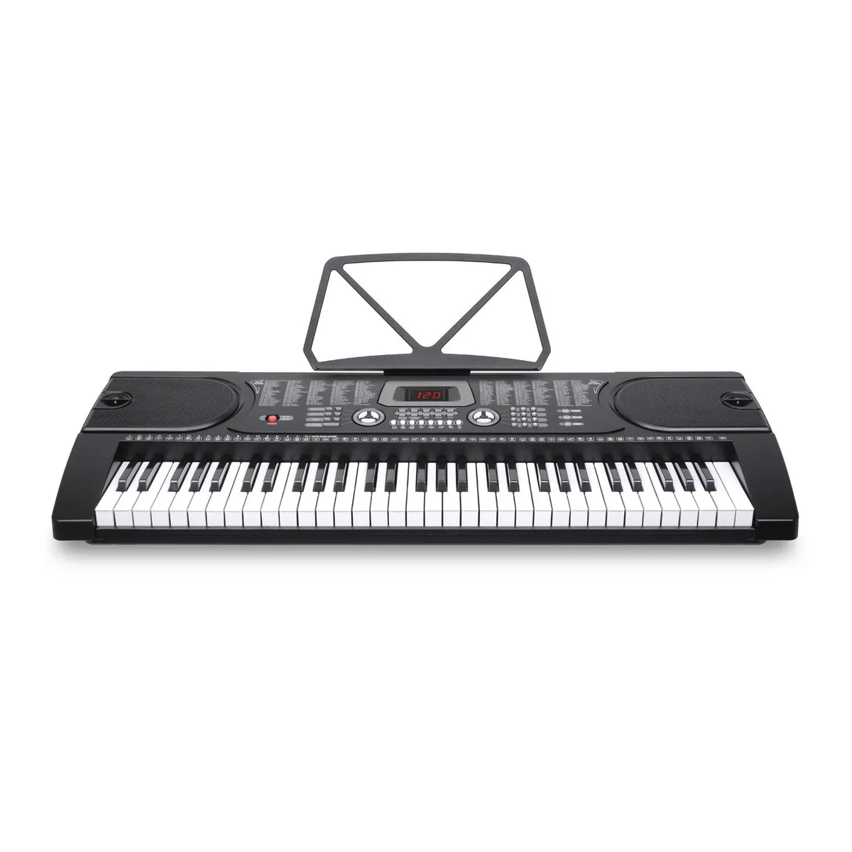 TONIC PIANOS - Teclado Musical Piano 61 Notas+Stand Ton-600