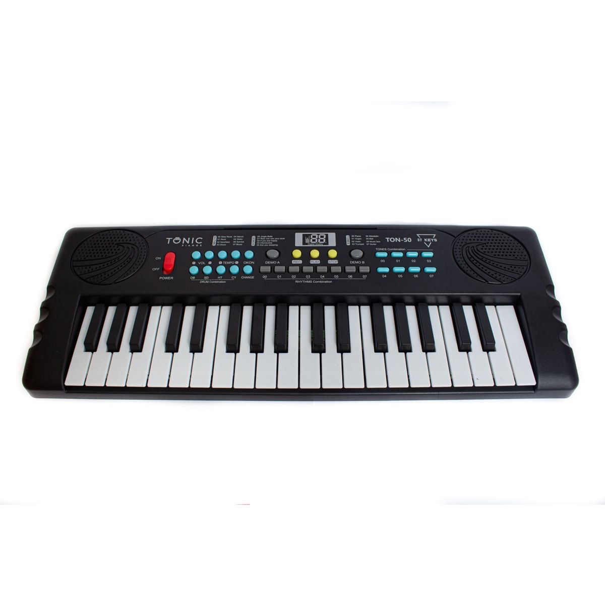 TONIC PIANOS - Teclado Musical Piano 37 Notas Ton-50 Tonic