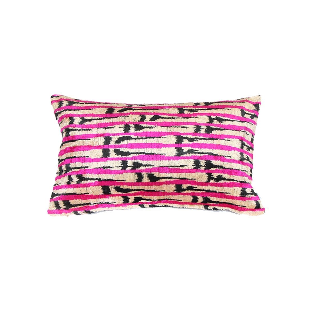 TURKUAZ - Cojín de terciopelo de seda 60x40 cms Ikaria