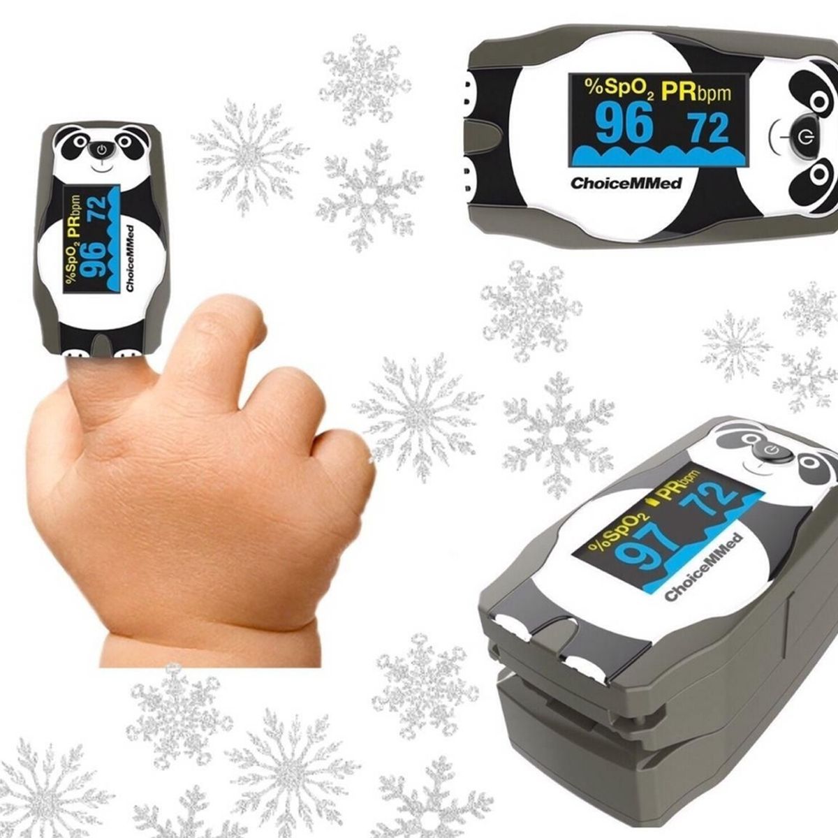 CHOICEMMED - Oximetro De Pulso Pediátrico Choicemmed C55