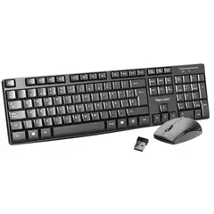 TECMASTER - Combo Kit Teclado y Mouse Inalambrico