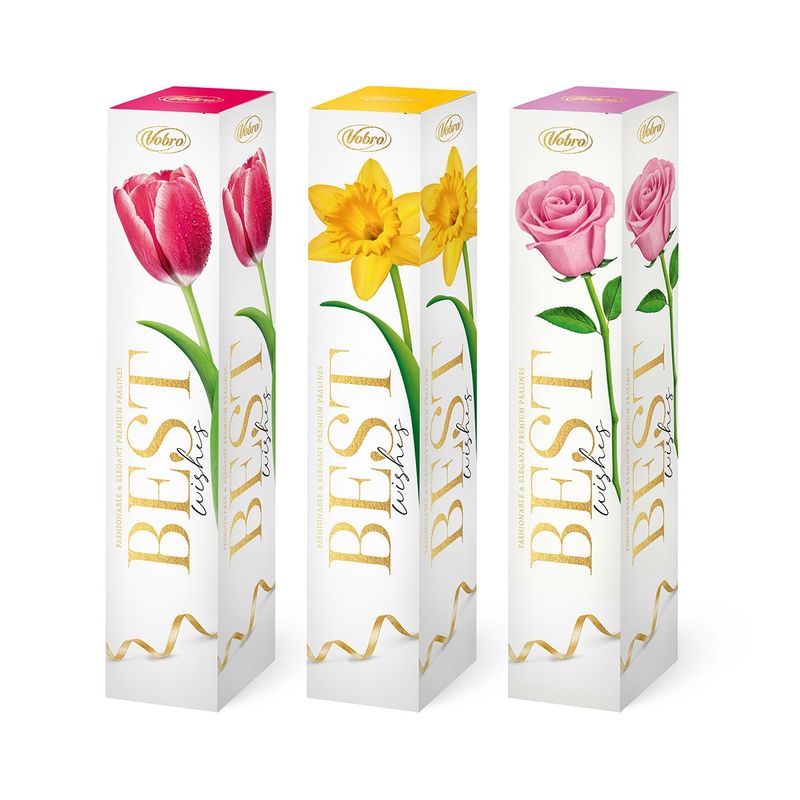 VOBRO - Estuche Bombones Vobro Hazelnuts Best Wishes 75g
