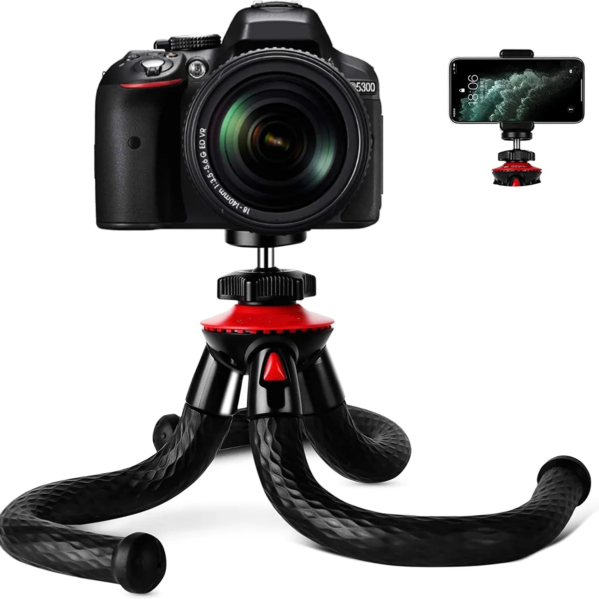 GENERICO - Tripode Flexible Pulpo Para Celular Soporte Camara