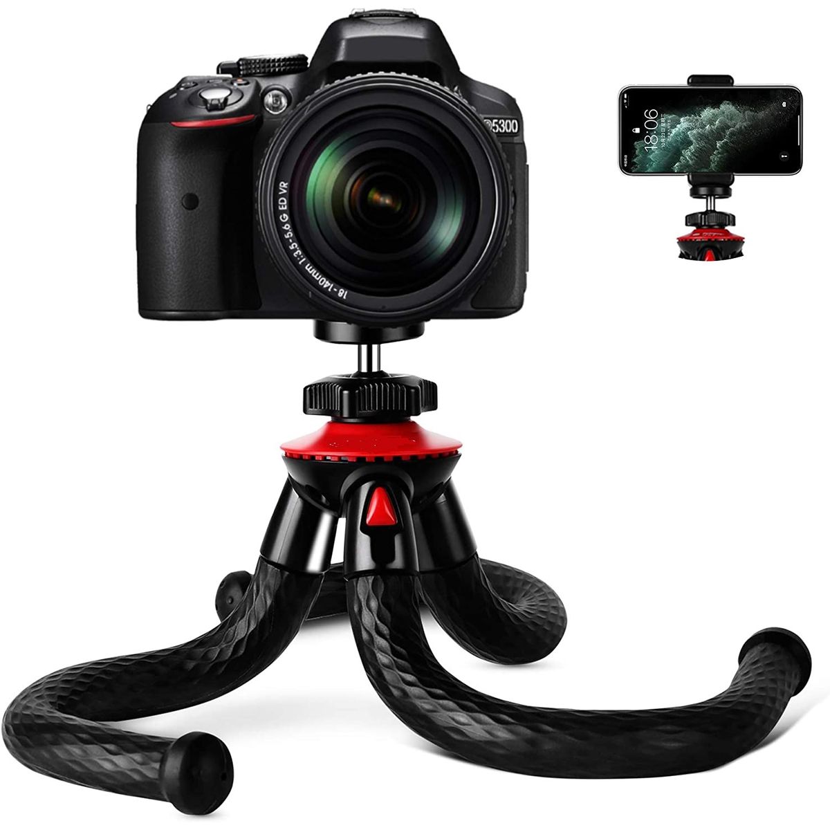 GENERICO - Tripode Flexible Pulpo Para Celular Soporte Camara