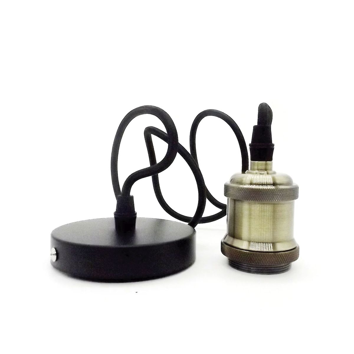 WANT - Pack 5 Soquetes E-27 Retro Dorado Vintage