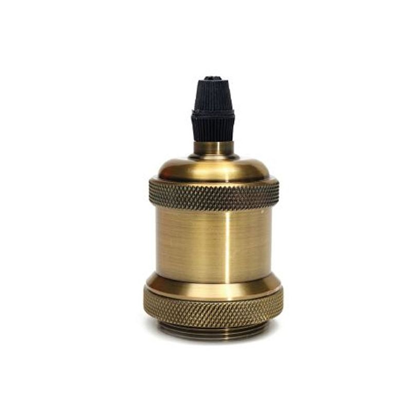 HB LEDS - Pack 5 Soquetes E-27 Retro Dorado Vintage