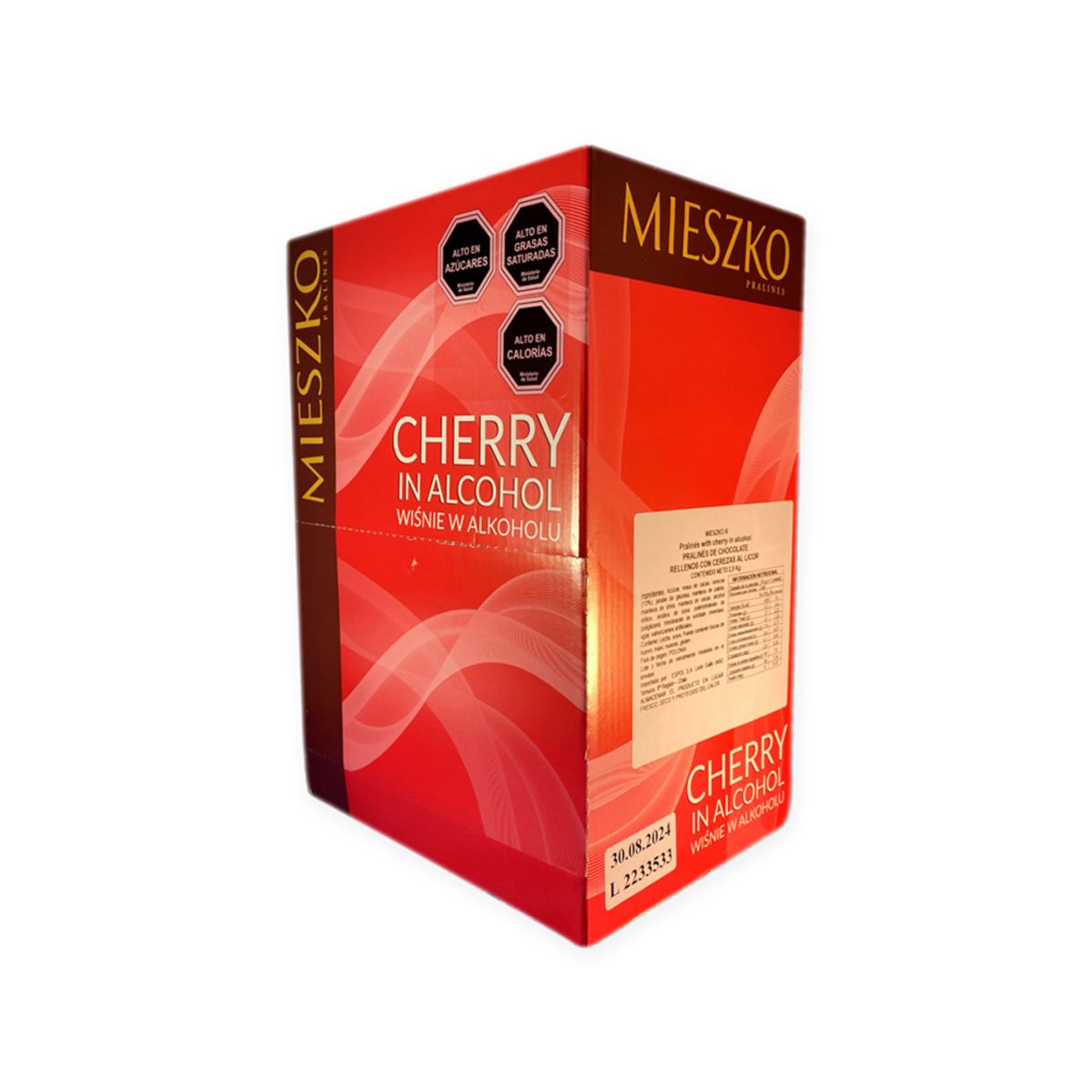GENERICO - Chocolate Bombones rellenos cerezas al licor Mieszko 2.5g
