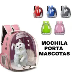 UNIVERSAL - MOCHILA PORTA MACOTAS NEGRA