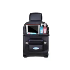 GENERICO - Ecocuero Organizador Auto Respaldo De Asiento Mesa Soport