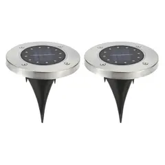 HB LEDS - Pack 2 Estaca Solar LED Luz Neutra
