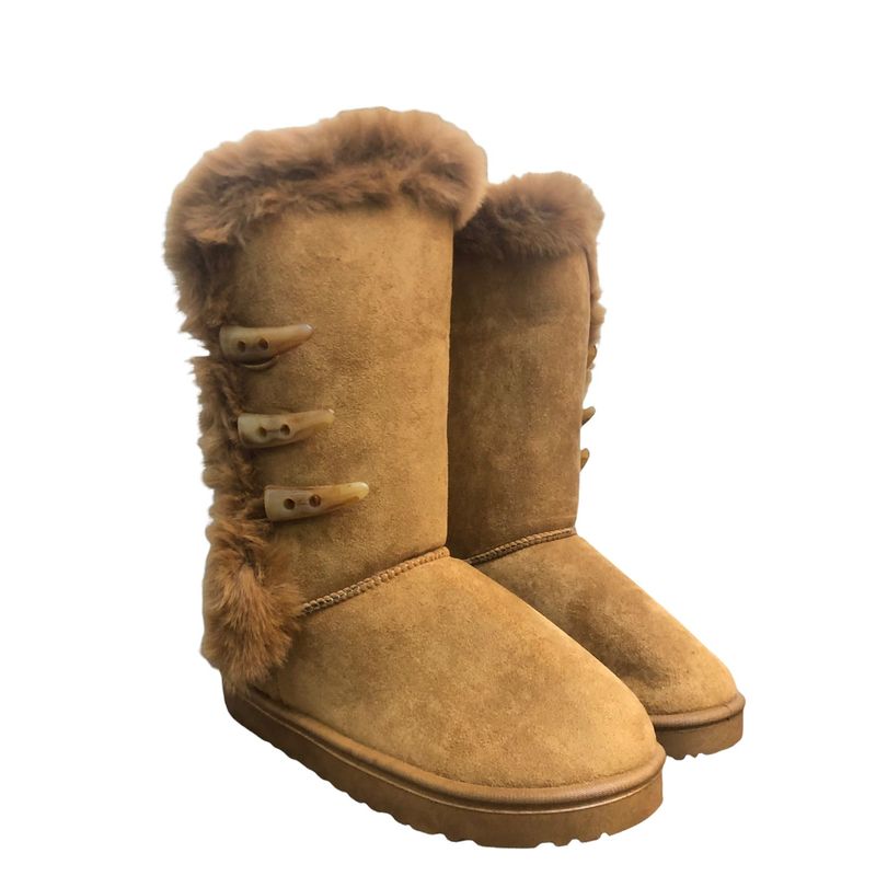 MD - Bota mujer gamuza y chiporro interno