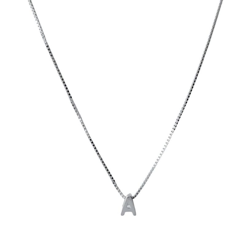 ANDREA COGGIOLA JOYAS - Collar Ana Plata Fina 925 45CM
