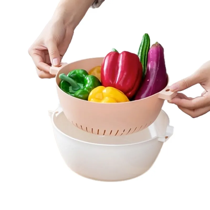 GENERICO - Set Bowl y colador pocillo Color Damasco 8024 1,7 litros