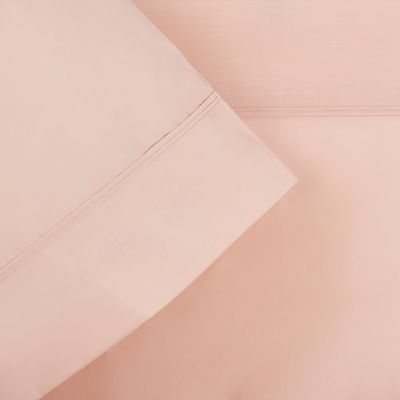 Imagen 2 del producto Sábana Básica Lisa Rosado Pastel 220 Hilos 1 Plaza