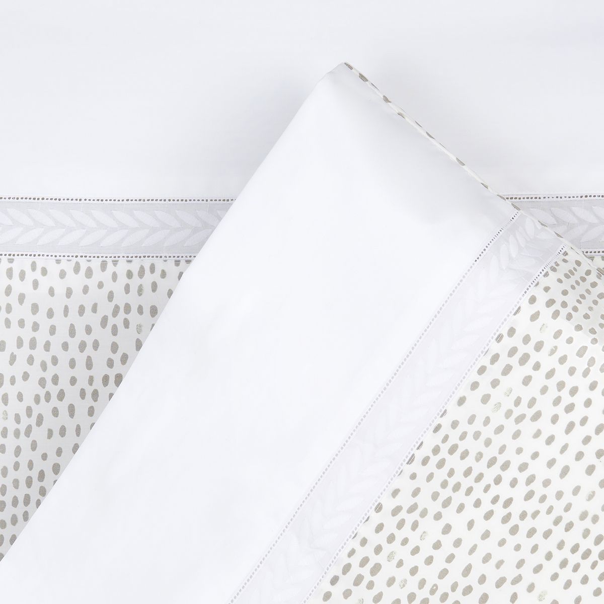 NINA HERRERA - Sábana Estampada Gotas Gris 220 Hilos 1 Plaza