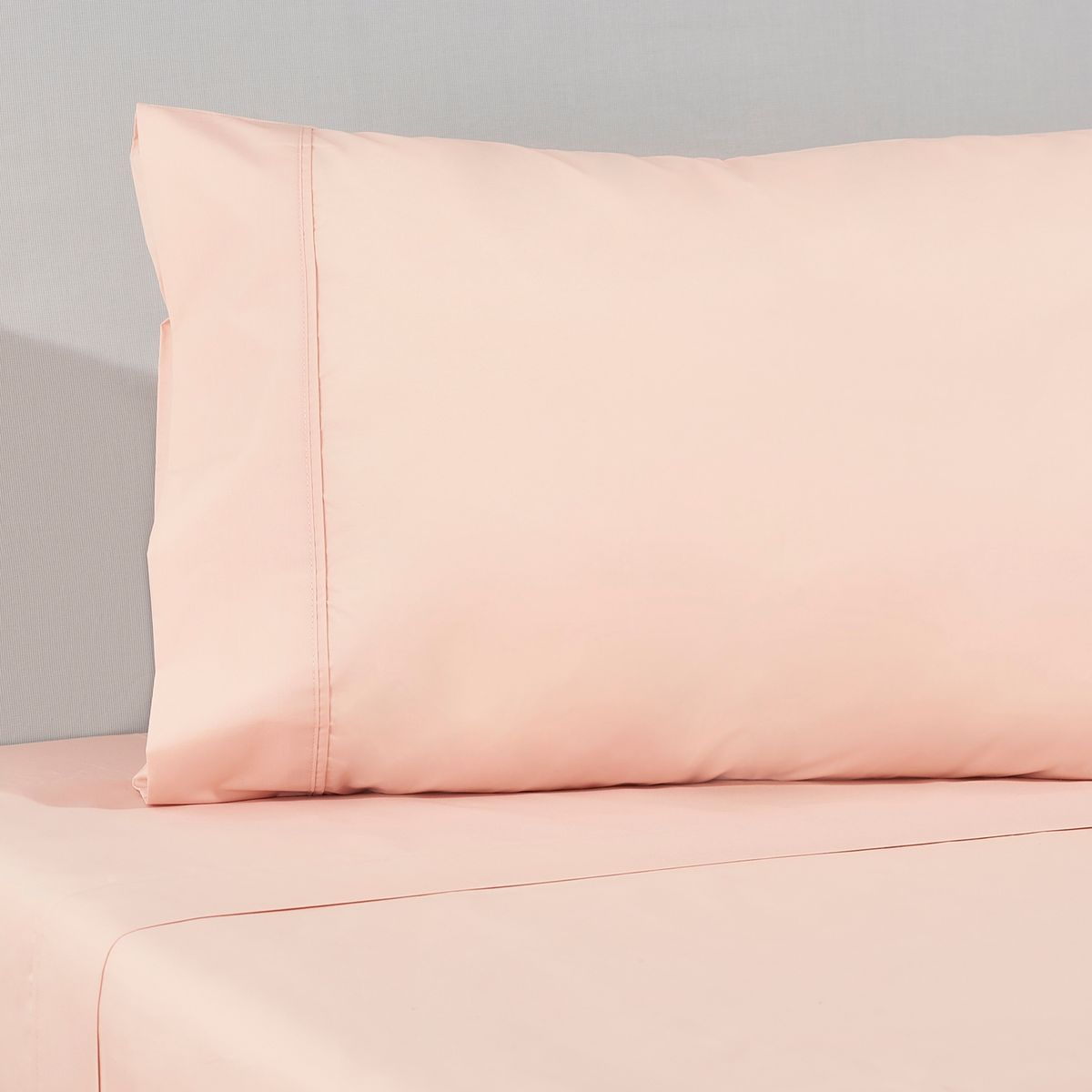 NINA HERRERA - Sábana Lisa Rosado Pastel 220 Hilos Super King