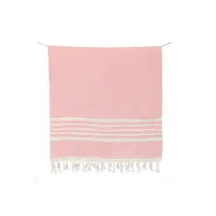 TURKUAZ - Toalla Turca de Algodón Karadeniz Rosada 0,96 x 1,80 m