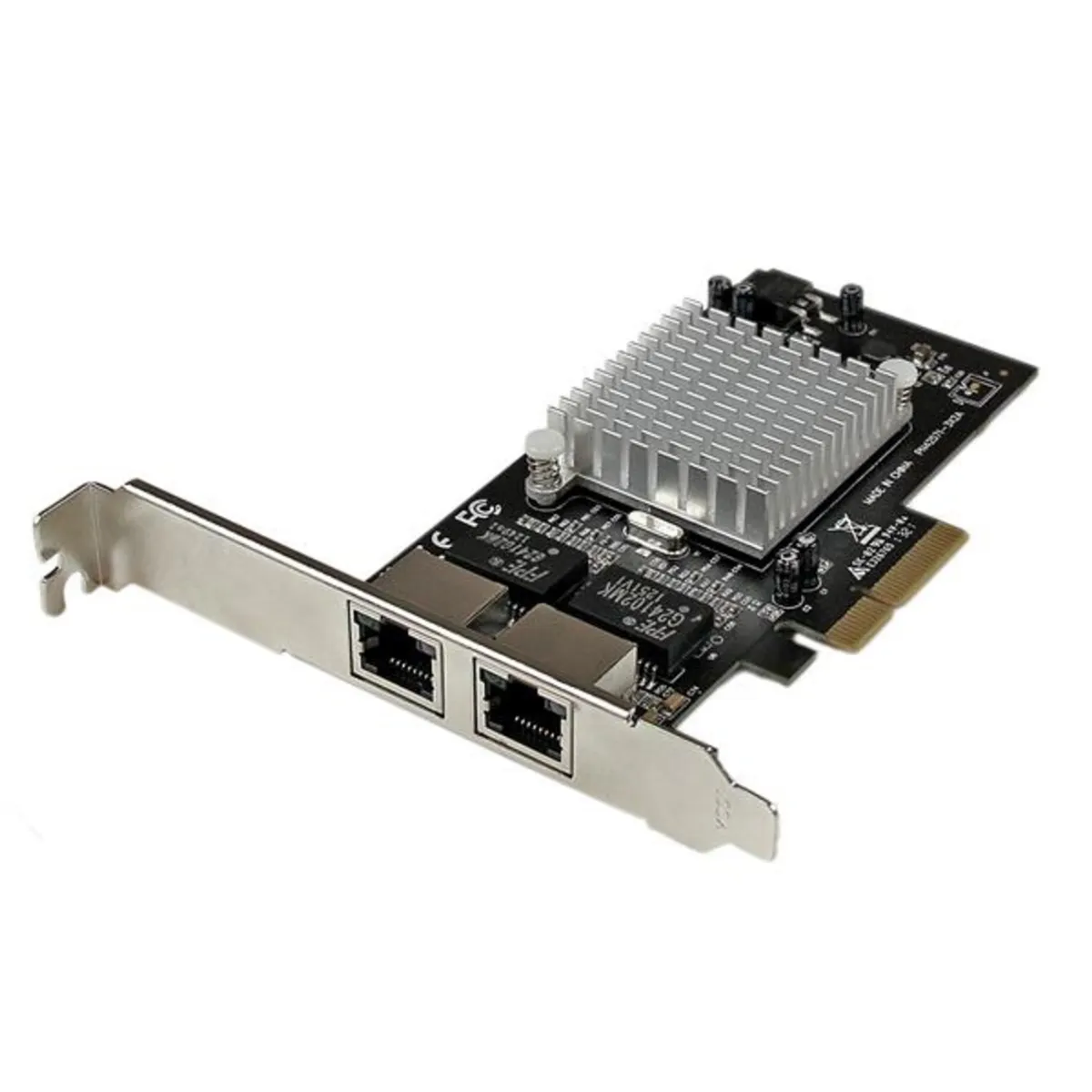 STARTECH - Tarjeta Red Gigabit Ethernet 2 Puertos RJ45 Chip Intel i350 STARTECH