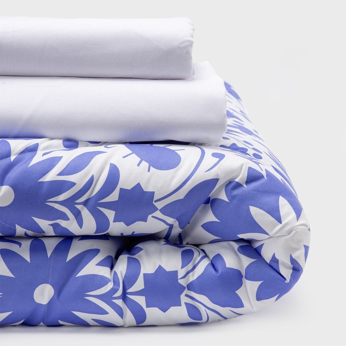 ARTHOME - COMBO 42 PLUMON MEXICO REVERSIBLE AZUL 2 PLAZAS