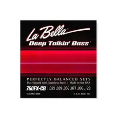 LA BELLA - Set Bajo Electrico 760Fxcb Flat Chri