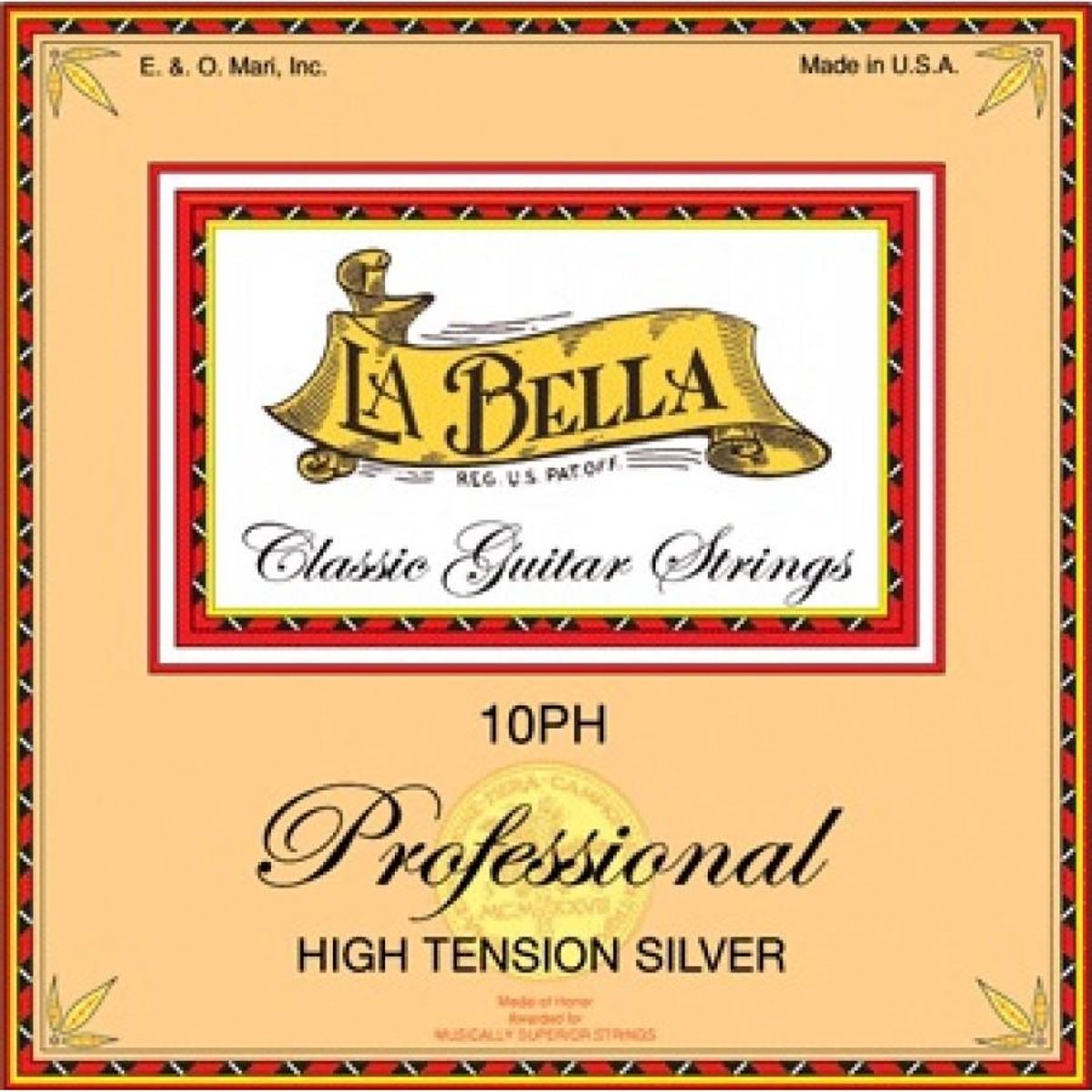 LA BELLA - Set guitarra clásica (High Tension Silver) 10PH