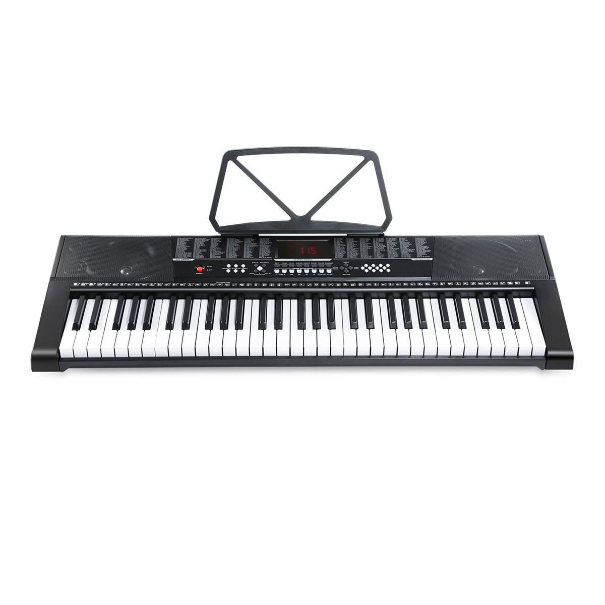 TONIC PIANOS - Teclado Musical Piano 61 Notas+Stand Ton-630