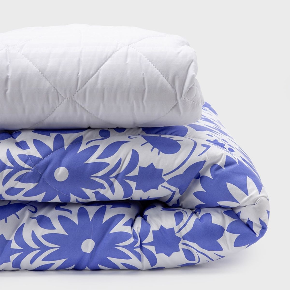 ARTHOME - COMBO 46 PLUMON MEXICO REVERSIBLE AZUL 2 PLAZAS