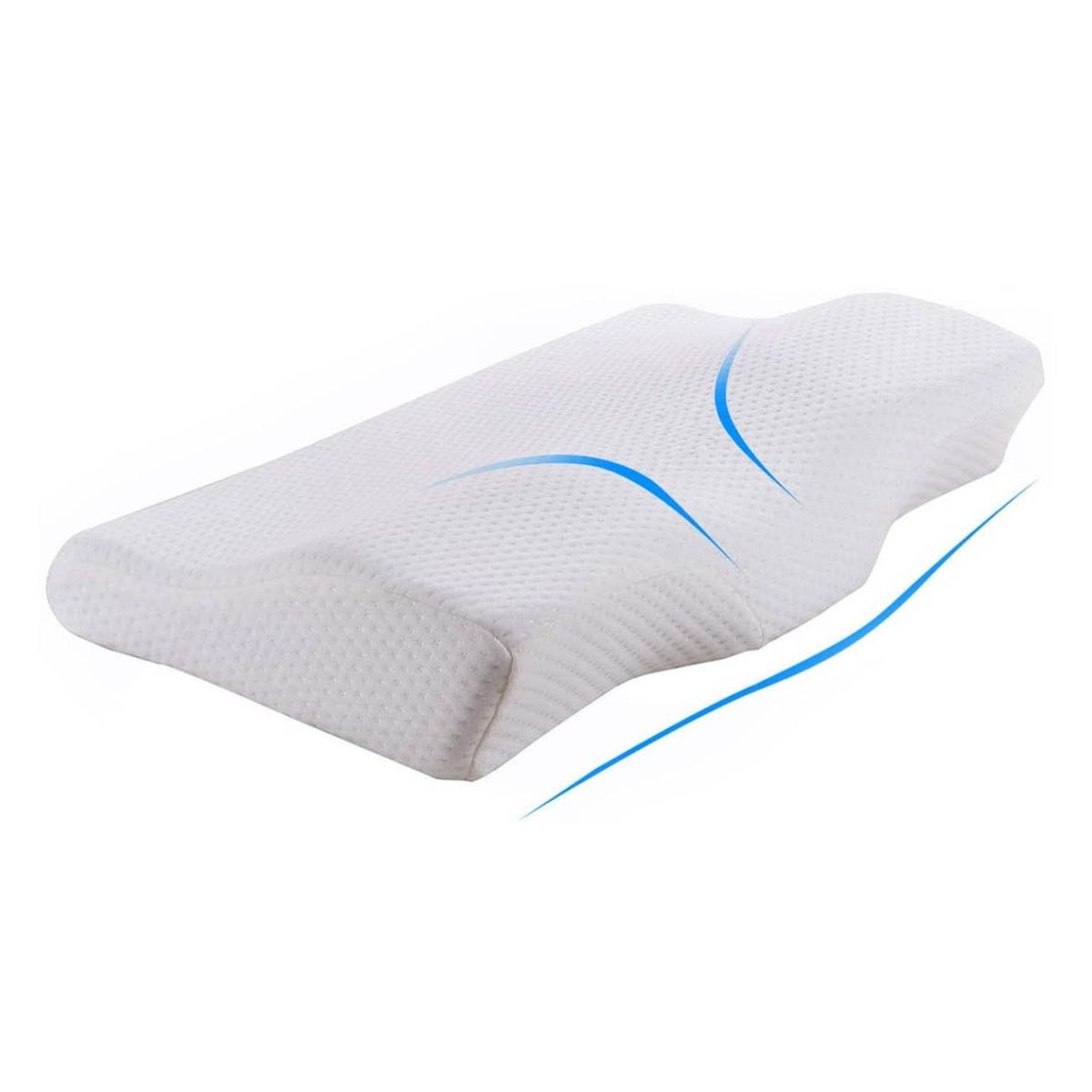 GENERICO - Almohada Viscoelastica Ergonómica Hipoalergénica 62cm