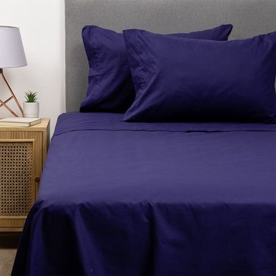 Imagen 2 del producto COMBO SABANA AZUL + CUBRECOLCHON 2 PLAZAS