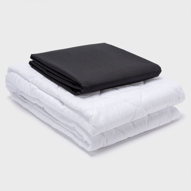 ARTHOME - COMBO SABANA NEGRA  CUBRECOLCHON KING
