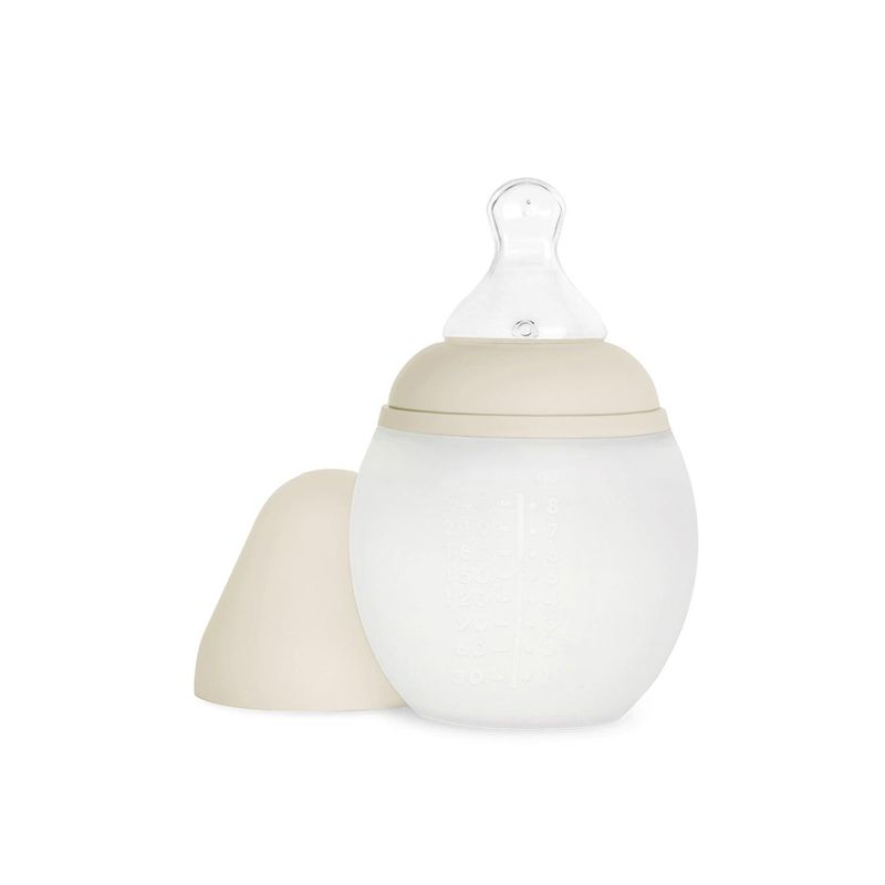 ELHEE - Mamadera de Silicona Elhee 240 ML - Beige