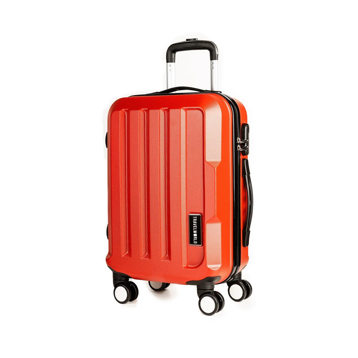 TRAVELWORLD - Maleta Cabina Carry On Valija de Mano Roja