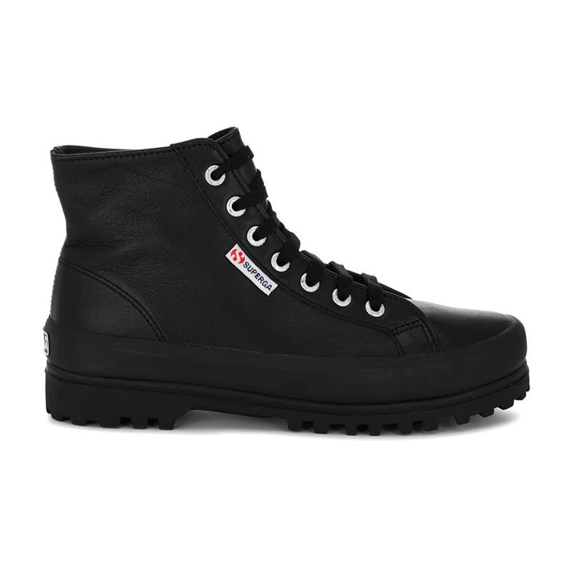 SUPERGA - Zapatilla 2341 Alpina Nappa Full Black - Negro