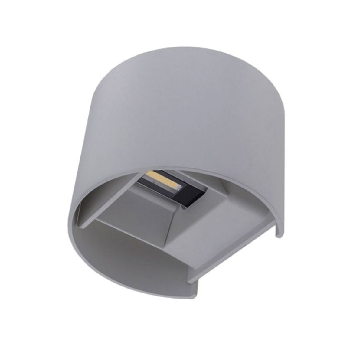 GENERICO - Apliqué LED Decorativo Para Pared 6W Gris