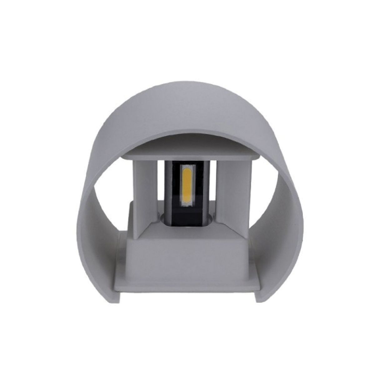 GENERICO - Apliqué LED Decorativo Para Pared 6W Gris