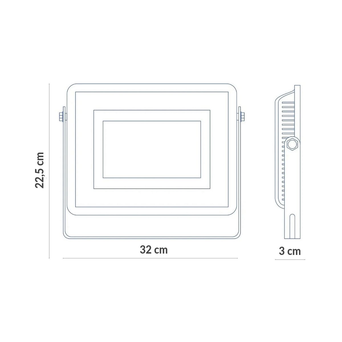 WANT - Proyector de área led 150w Frío certificación sec