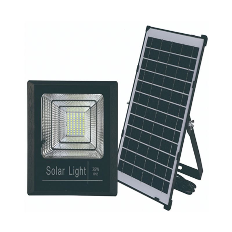 HB LEDS - Foco Proyector De Área LED 25W Con Panel Solar