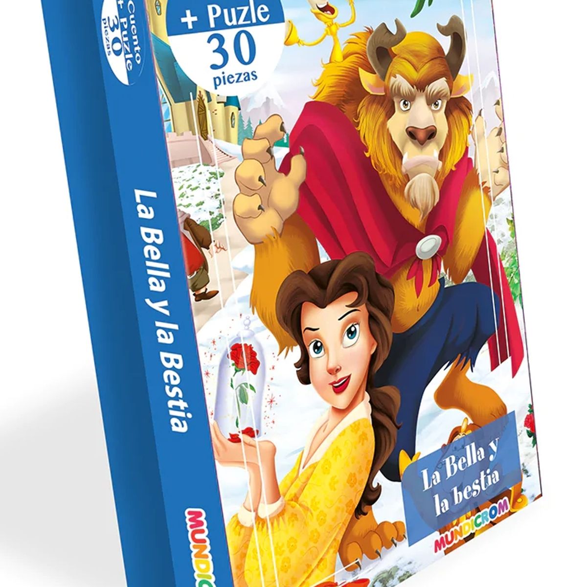 MUNDICROM - Libro La Bella y La Bestia + Puzle 30 Piezas Mundicrom