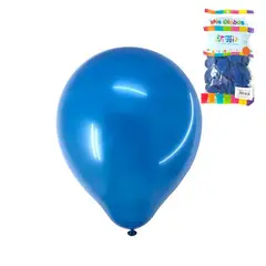 GENERICO - GLOBO #9 AZUL  25 UNIDADES